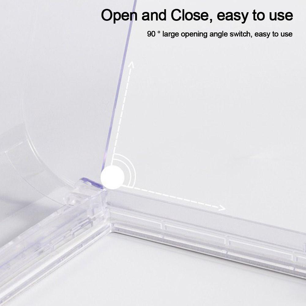 Self-Adhesive Socket Waterproof Box Wall-mounted Electric Plug Cover Splash-Proof Box  Bathroom