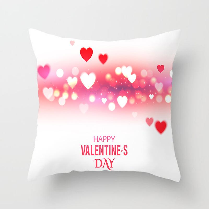 New Valentine's Day Pillowcase, Holiday Gift Home Decoration Pillow Cushion Cover, Love Pillow