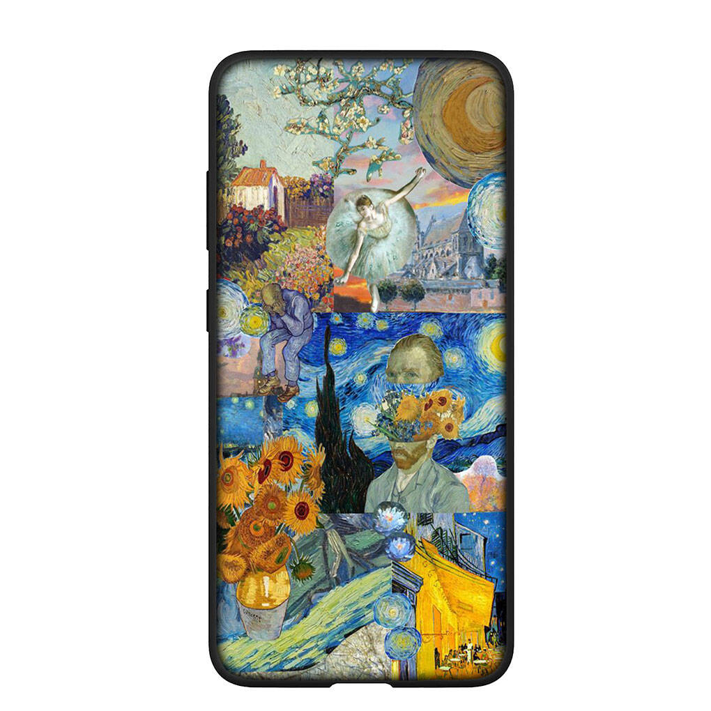 Phone Case for Samsung Galaxy S25 S23 S22 S24 Ultra FE A05 A06 A15 A16 A36 A37 A35 A54 A24 A52 A55 A56 A57 A25 A26 A53 A17 Starry Night Van Gogh Cover