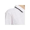 SS25 Skin-Friendly Comfortable Soft Fashion Short Sleeve Polo Shirt Women Tops White JE8300