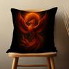 Myth Art Flame Phoenixs Throw Pillow Case Living Room Sofa Cushion Cover For Home Bedroom Decoration And Protector