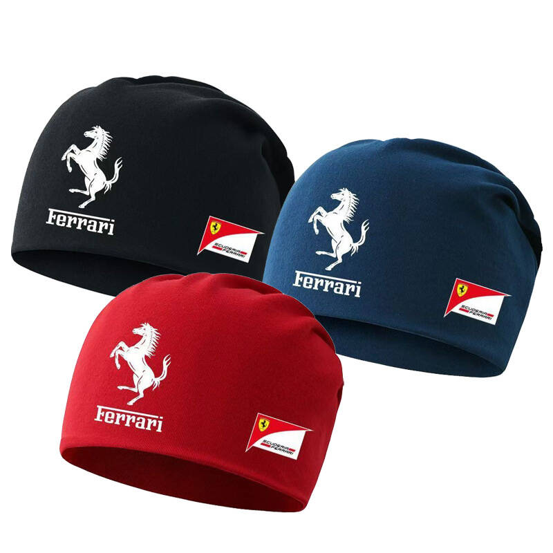 F1 Ferrari Racing Cycling Cap Autumn And Winter Keep Warm Men's Women Knitted Hat For Ferrari308 GT4 328 GTB/GTS SP1 812 F40 F12