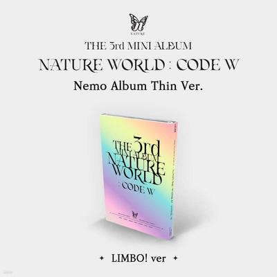 NATURE - 3rd Mini Album : NATURE WORLD : CODE W [Nemo Album Thin Ver.] [LIMBO Ver.]
