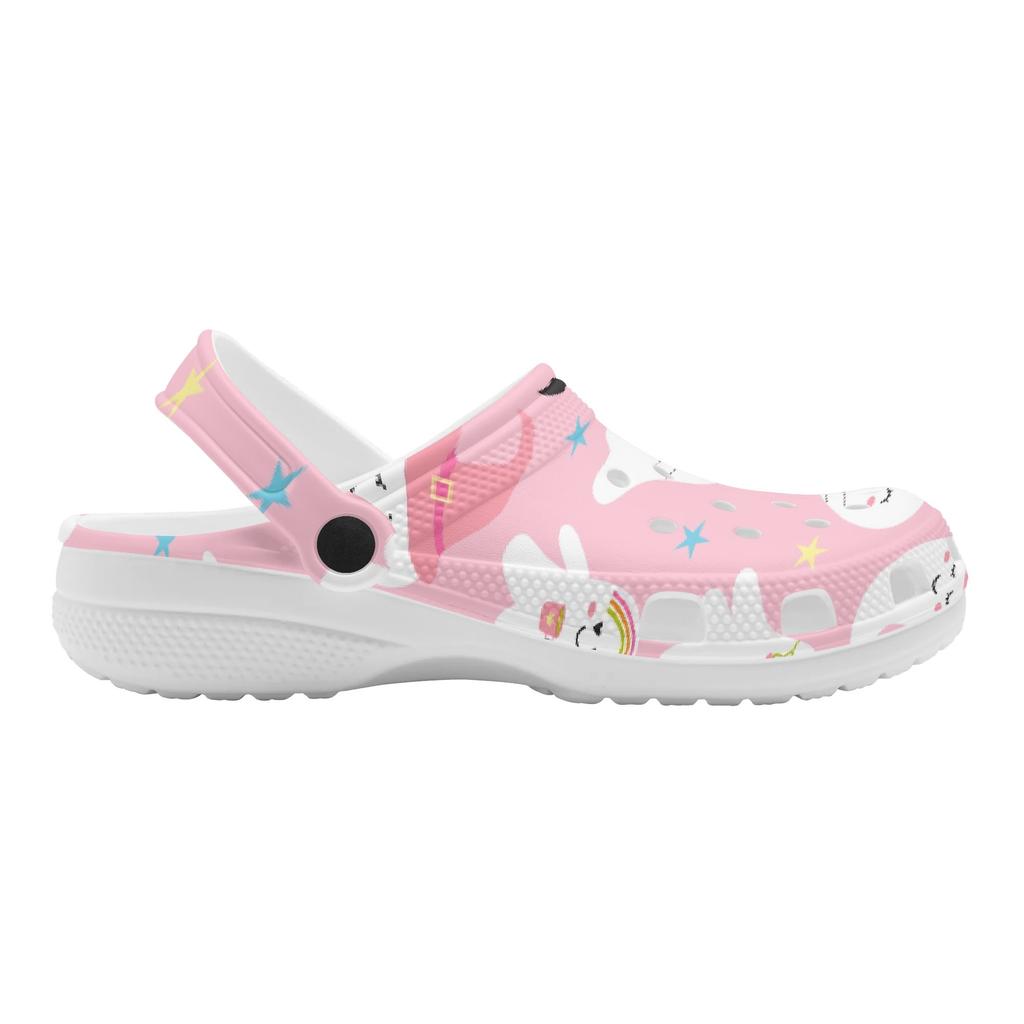 Color Print EVA Summer Shoes Unisex Quick Dry Soft Slip On Summer Use Outdoor Garden Home Beach Daily Shoes Casual Walking