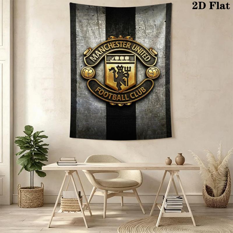 Manchester Logo Threepiece Set 1 Duvet Cover 2 Pillowcase Without Core Duvet Cover And Pillowcase Soft And Comfortable