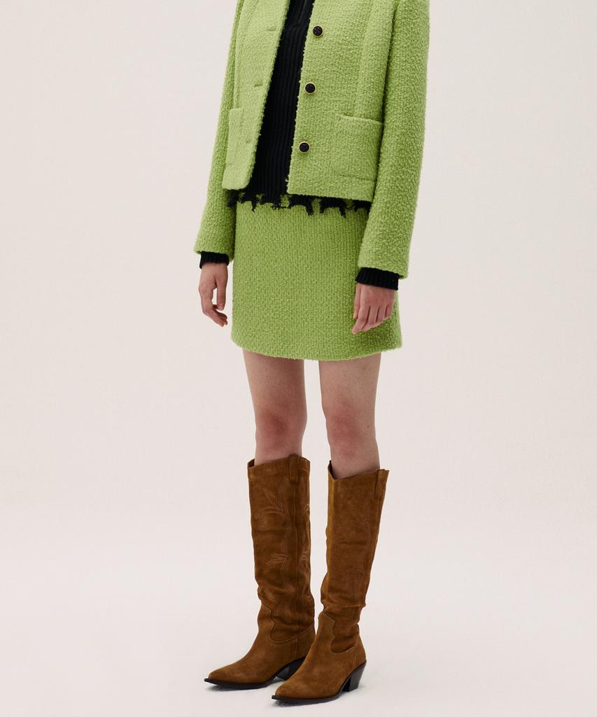 Hakesh Ave Skirt_Lime