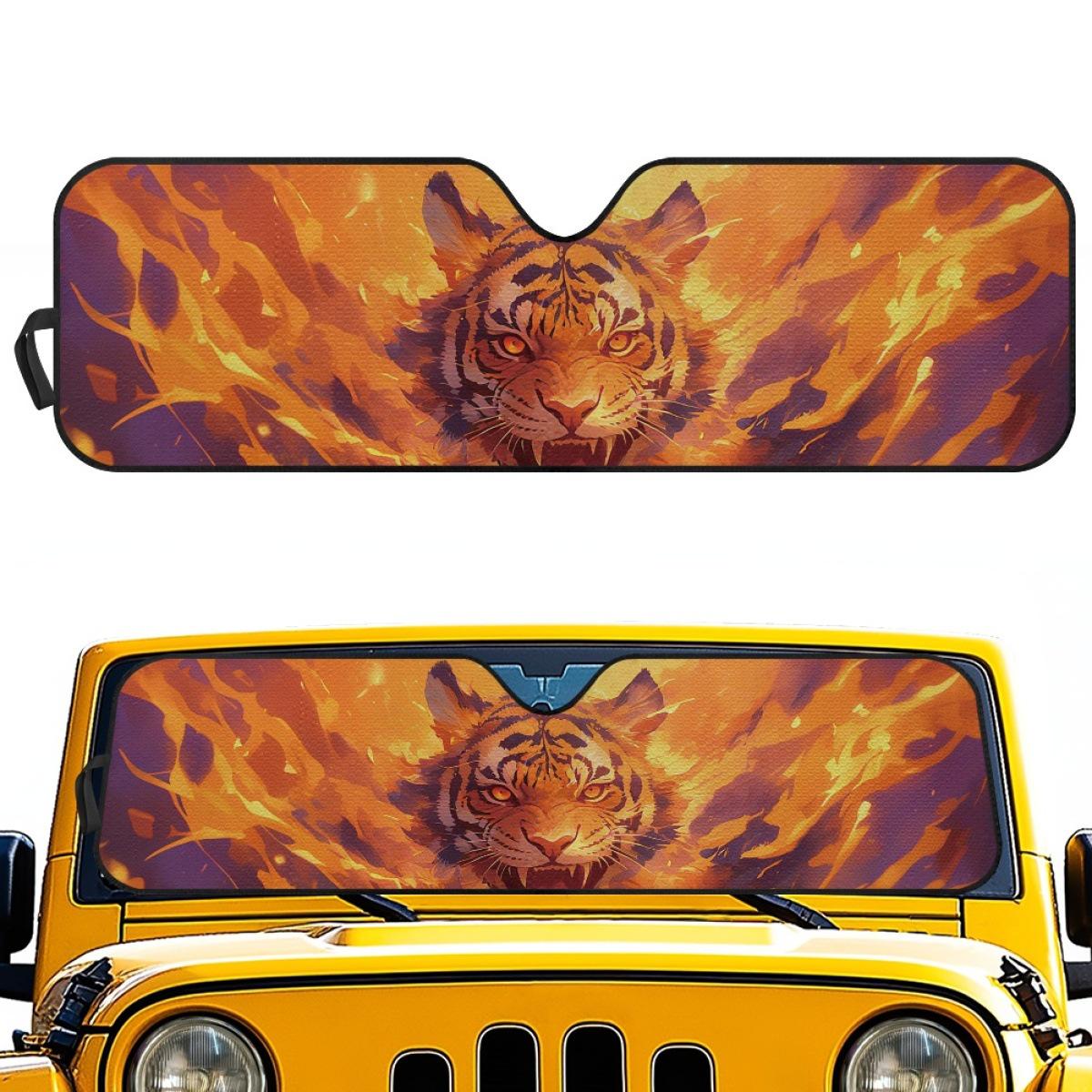 

Creative Tiger Accordion-Style Off-Road Vehicle Sunshade Shield Universal Fit