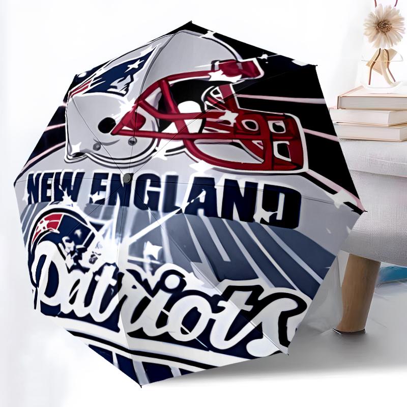Printed Patriot Logo Folding Umbrella,Outdoor,Leisure,And Travel Umbrella,Durable Umbrella Fabric,Birthday And Holiday Gift