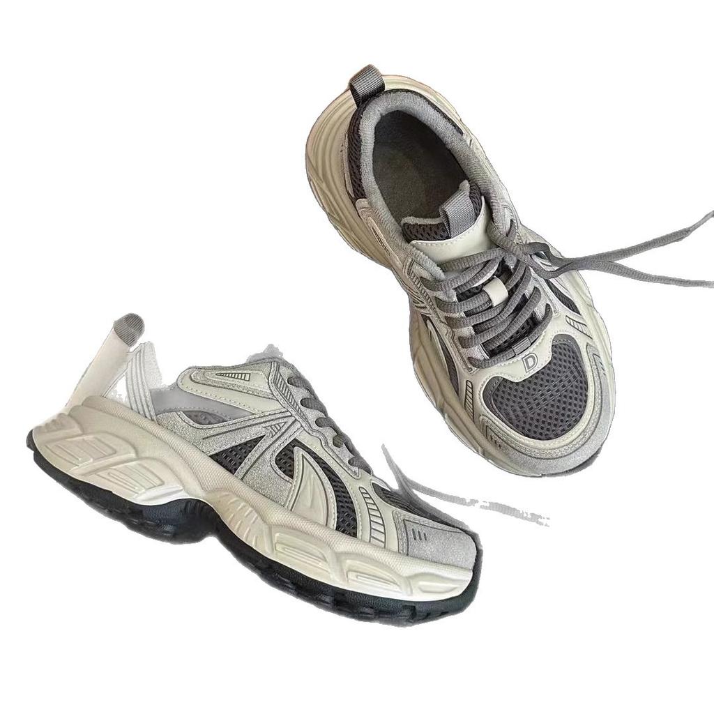 Fried Street Versatile Height Increase Platform Women's Spring New Lightweight Casual Sneakers