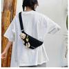 20255 Printed Letter Cute Bear Crossbody Bag