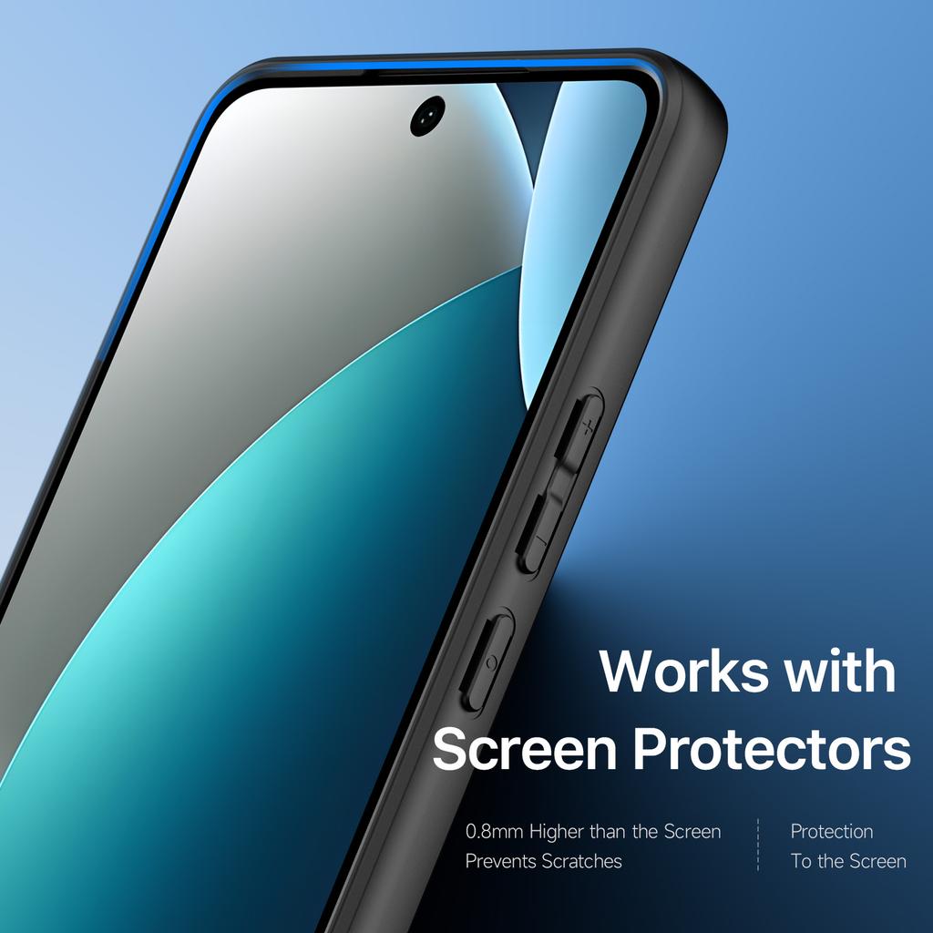 Для Xiaomi Redmi Note 15 Pro 4G (Глобальний) Чохол DUX DUCIS серії Aimo TPU+PC Матовий Протиударний Чохол для Телефону (Сертифікація REACH)