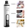 Pet Nail Grinder with Two LED Light Professional 3-Speed Electric USB Dog Nail Trimmers for Paw Safe Grooming for Cats