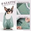 Paiaite Small Dog Hoodie Sweater: Winter Sweatshirt Pet Coat with Pockets, Hat & Leash Hole for Puppy Doggie Chihuahua, Small-Medium Dogs (Boy &