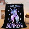 Dreamy animal patterns digitalprinted polyester Bedroom velvet flannel soft sofa cover blanket Fleece cover blankets for beds