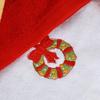 Santa Reindeer Ornament Design Vintage Christmas Towels Uses For Kitchen Bathroom Holiday Decoration