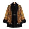 Chinese Style Faux Mink Velvet Winter Coat for Middle-Aged & Elderly Women