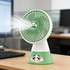 Portable Desk Fan Single Speed USB Rechargeable Mini Table Fan 90 Degree Rotation Quiet Cooling Fan for Home Office Bedroom Dorm