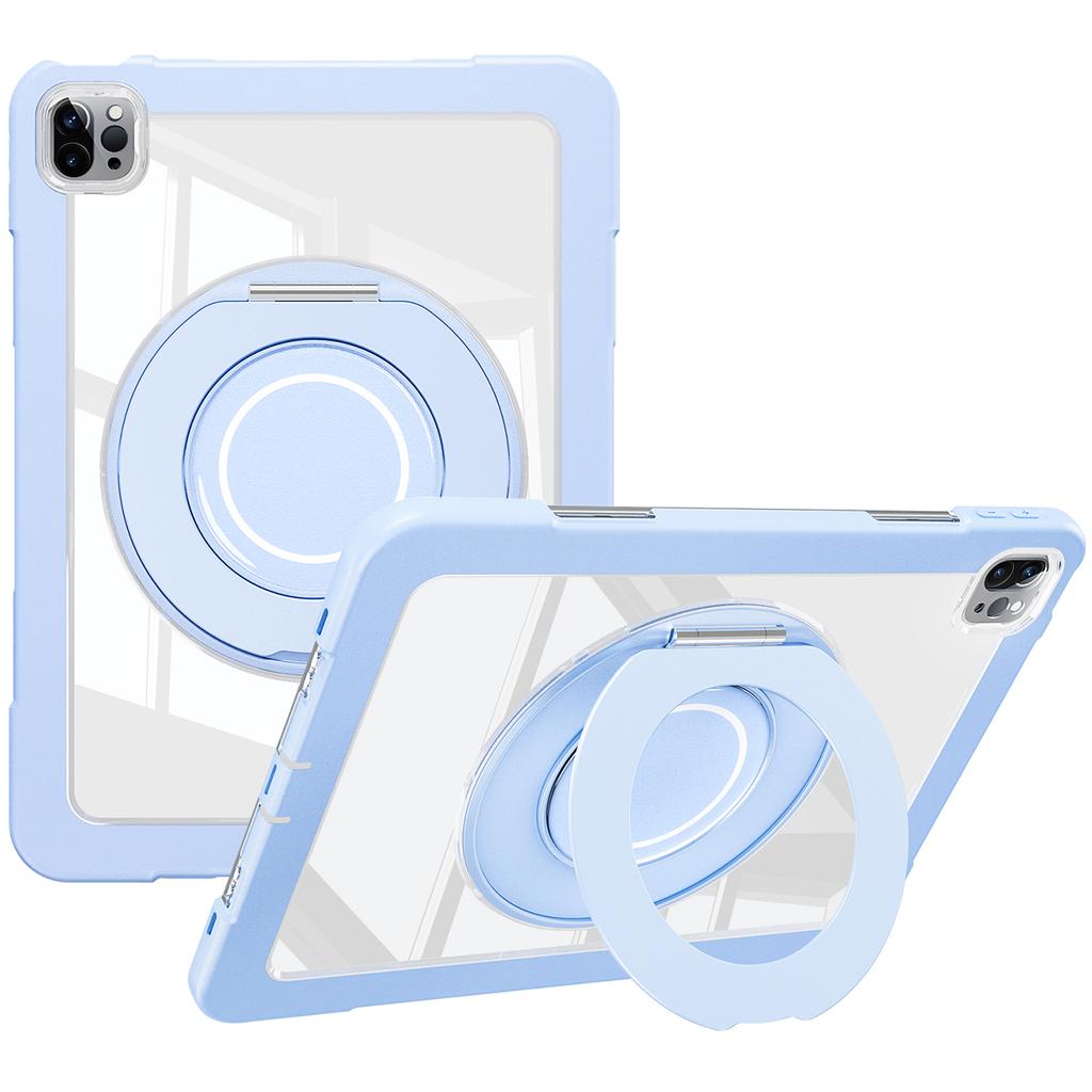 For iPad Pro 11 (2022)/(2021)/(2020)/Air (2022)/(2020) Case Swivel Kickstand PC+Silicone Anti-Drop Tablet Cover