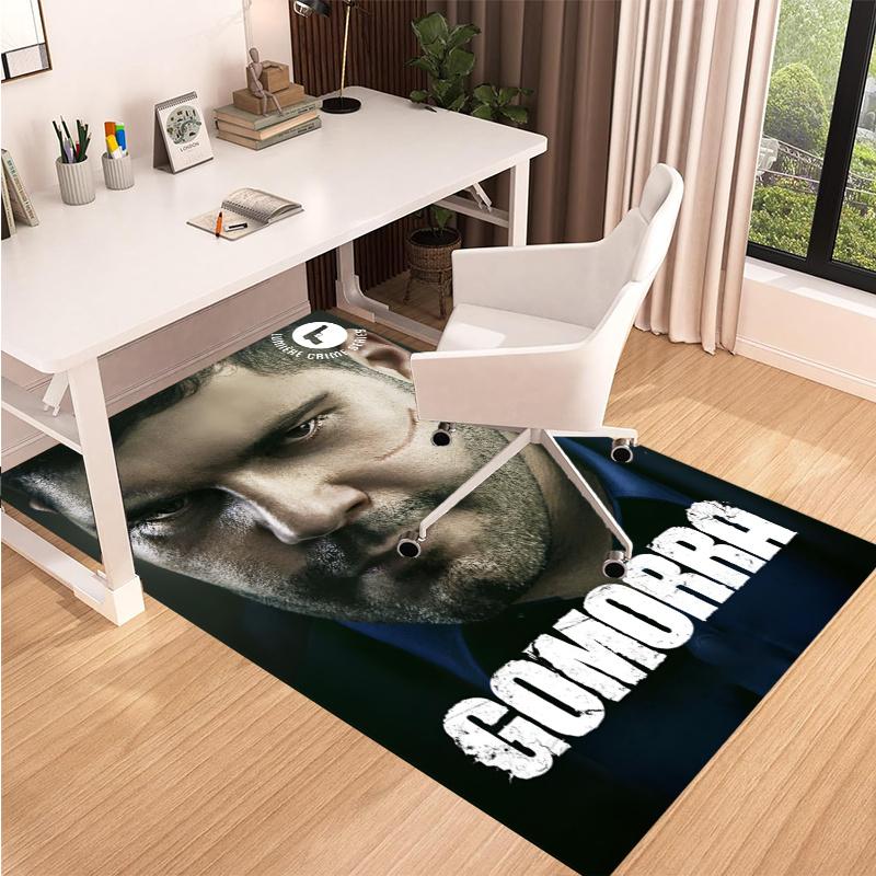 Gomorrah Printed Carpet, Rug for Office Chair Living Room Bedroom Kitchen Room Decor Gifts.