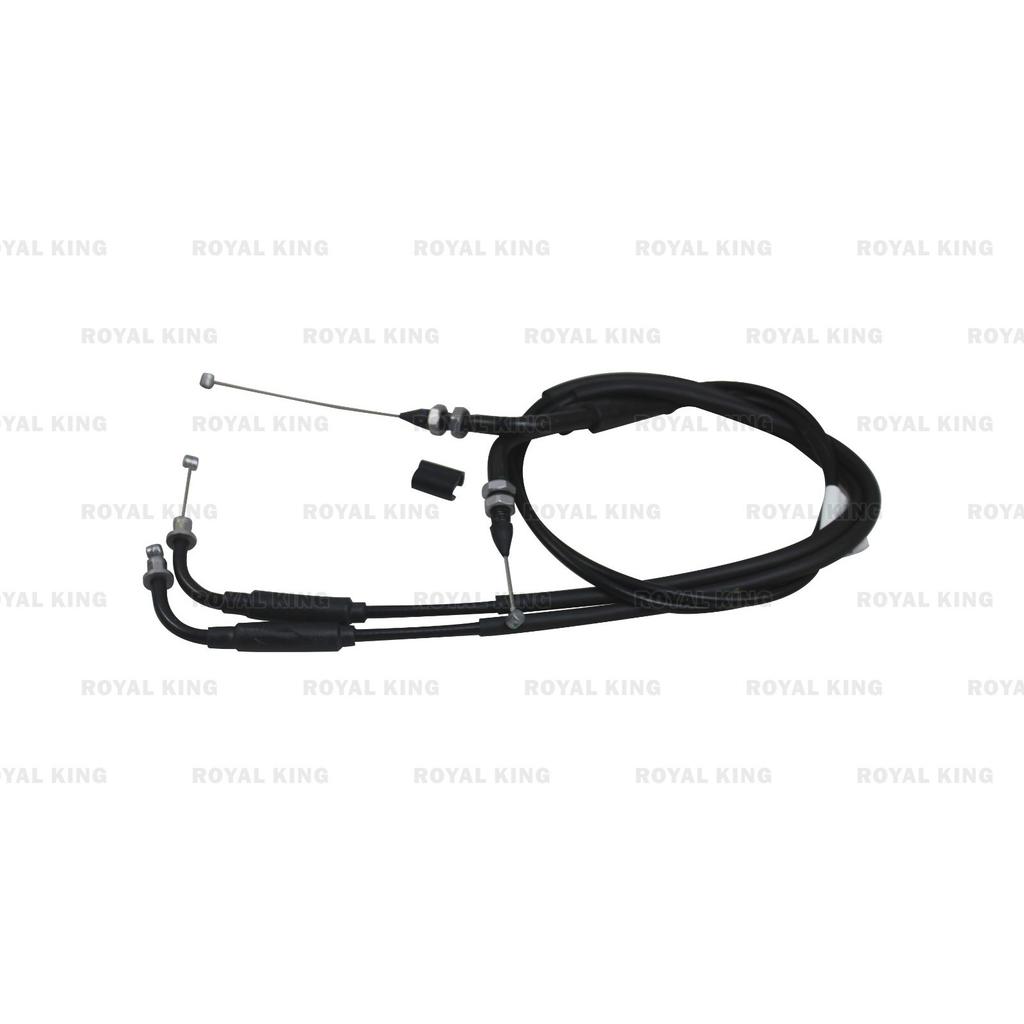 For Royal Enfield "Bear 650 Black Throttle Cable Assembly"