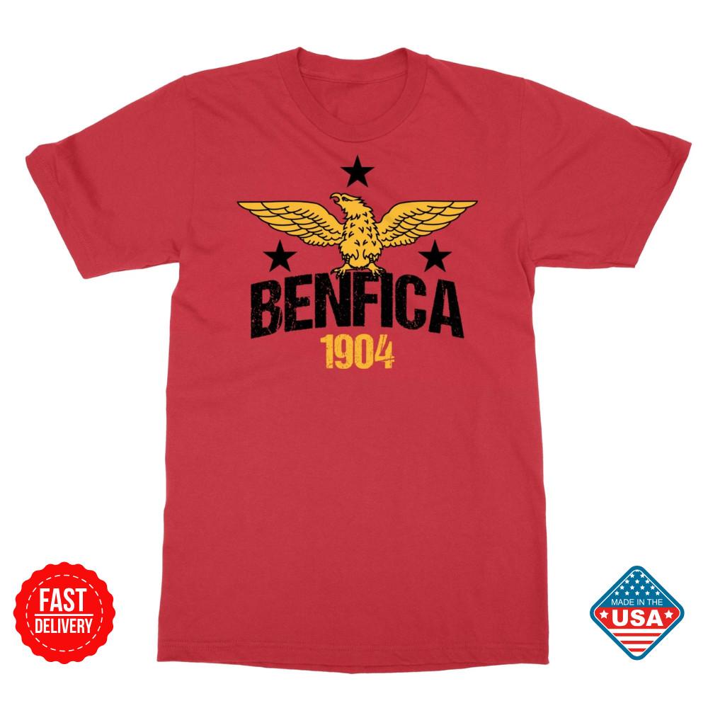 Бенфика SLB Португалия УЕФА Футбол Футболка унисекс Футболка для фаната Футболка унисекс S