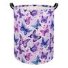 Lila Schmetterling Regal Körbe Wäschekorb Wäschekorb Schmetterling Korb Niedliche Spielzeug Aufbewahrungsbox Organizer Schmetterling Zimmerdeko