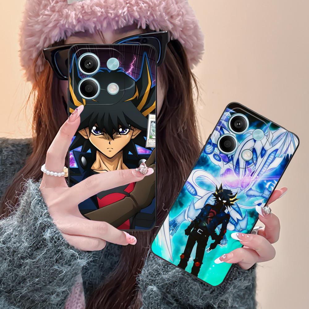 Yugioh Yusei Fudo Mobile Phone Case for Xiaomi Redmi Note 14 13 12 11 S Pro Plus 4G 5G Colorful Printing Cover Luxury Cover
