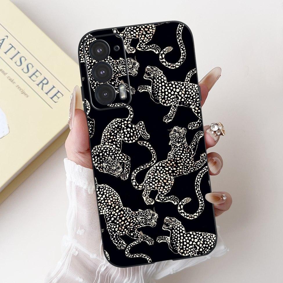 For Edge 20 20Pro 20Lite Phone Cover For Motorola Edge 20 Pro Case Silicone Luxury Fashion Love Cute Cat Girl Funny Cool Painted