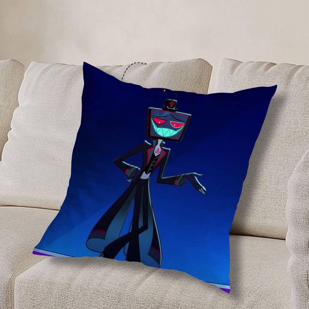 Hazbin Vox H-HotelS Fidati di Noi Federa Federa Cuscino Divano Soggiorno Copricuscino Adatto Per Casa Camera da Letto Decorazione Stanza