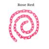 10pcs 50cm Colorful Acrylic Link Chain Lobster Clasp Keychains For Necklace Bracelet Making Colorful Chain Plastic Chain Links