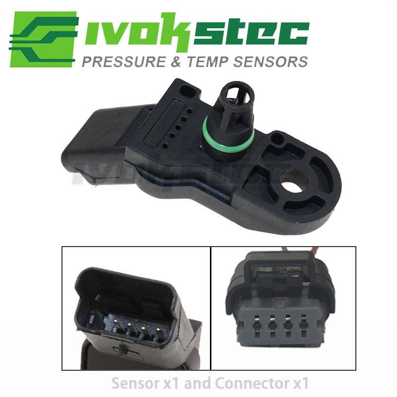 Manifold Absolute Intake Pressure MAP Sensor 0261230043 for Peugeot 106 Partner 206 307 807 407 1007 207 96365830 1920AJ SEB950