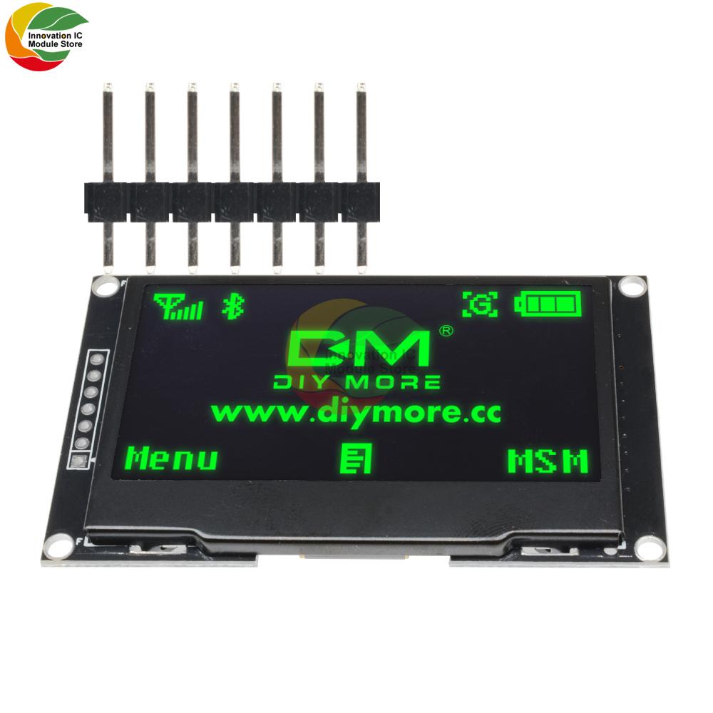 2.42" OLED Digital LCD Screen OLED Display Module C51 Board For Arduino White SSD1309 STM32 Diy Electronic 2.42 Inch 128X64