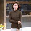 Women's Thickened Long Sleeve Turtleneck Top, Plus Velvet, 2025 New Arrival, Wear Alone, Autumn/Winter Wardrobe Essential