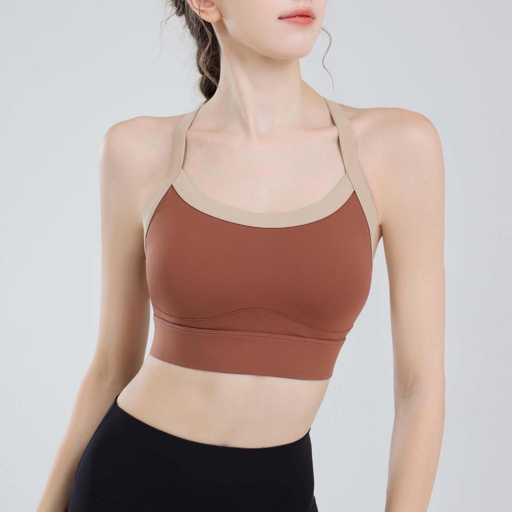 Shockproof Sleeveless Sports Bra: Quick-Dry Yoga Vest for Women