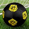 Borussia Dortmund Größe 5 Fußball, Maschinengenähtes PVC, Langlebig & Hoher Rückprall, Für Alle Altersgruppen, Fanartikel, Spiele & Außenbereich.