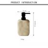 Dispenser Sapone Liquido in Terracotta Semplice Dispenser Sapone per la Casa Disinfettante Mani Gel da Bagno Shampoo Flacone con Pompetta Accessori da Bagno