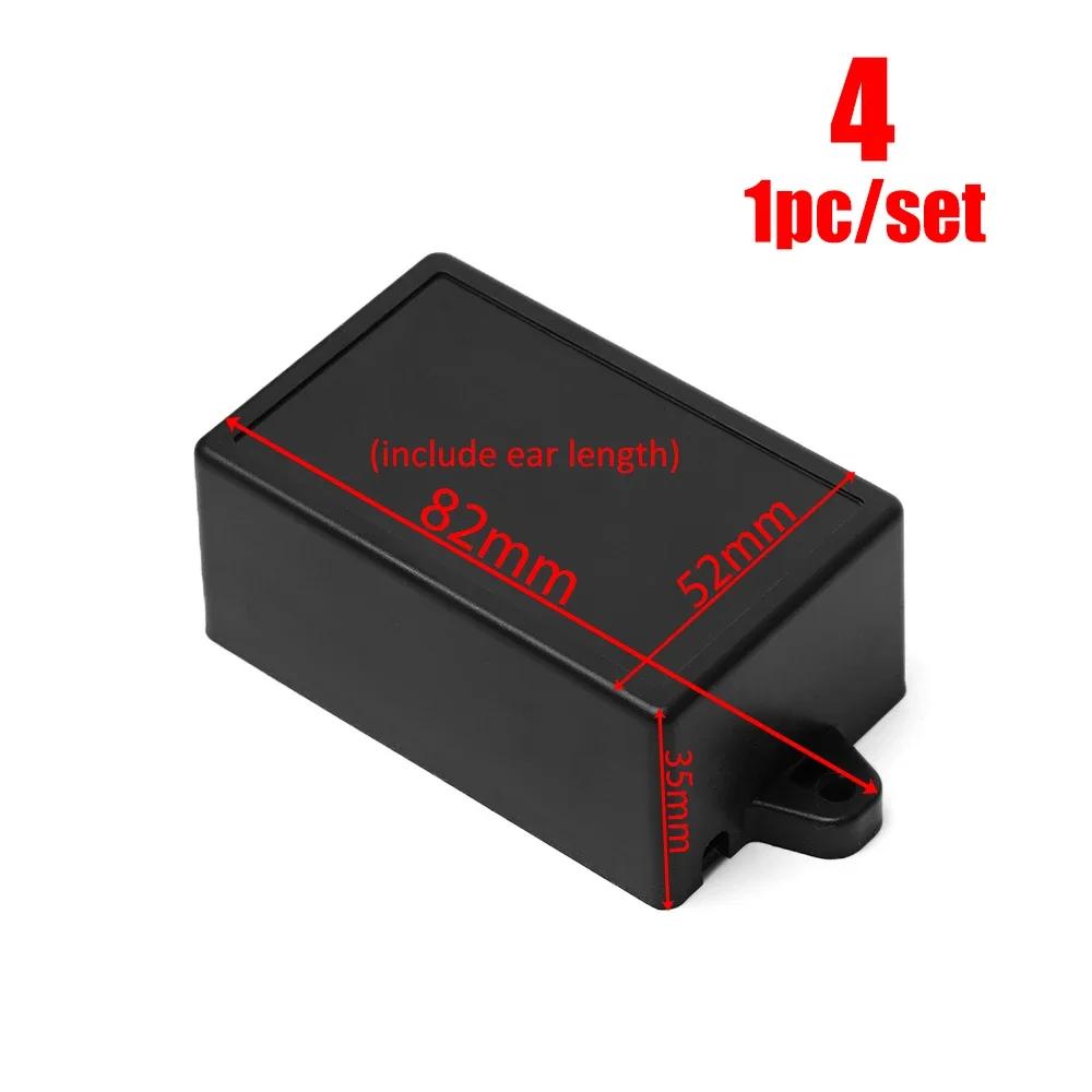 1/2pcs Waterproof Black Housing Instrument Case ABS Plastic Project Box Storage Case Enclosure Boxes Electronic Supplies