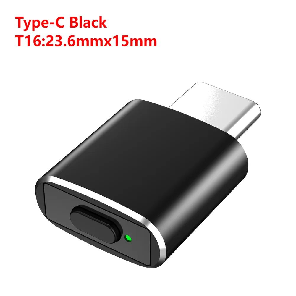 USB/Type-C Mini Automatic Mouse Jiggler Undetectable Automatic Mouse Shaker 3 Jiggle Modes Mouse Mover Device for Laptop Desktop