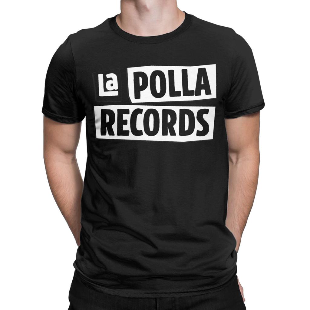 La Polla Records Band T Shirts for Men 100% Cotton Novelty T-Shirts Round Neck Tees Short Sleeve Clothes Summer