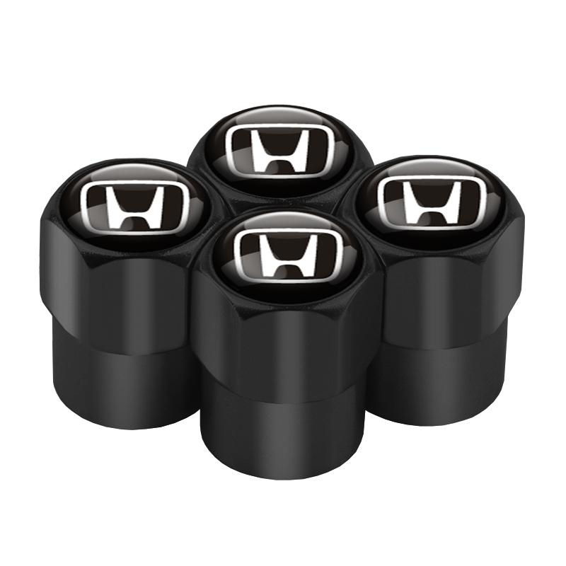 4pcs Car Wheel Tires Valves Tyre Stem Caps for Honda Type R Type S VTEC DOHC Modulo Vezel Legend Si RR Insight  Spirior Hrv Jazz
