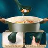 Kitchen Silicone Soup Ladle,Heat Resistant,Non-stick Seamless Rubber Deep Serving Spoon for Soups, Stews, Dressings