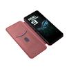 Для Asus ROG Phone 9 5G Чохол Текстура карбонового волокна Ударостійкий PU шкіряний чохол для телефону