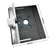 Aluminum Router Lift Kit, Router Plate for 65mm Diameter Motors, Woodworking Router Table Accessory