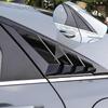 For Hyundai Elantra 2021 2022 2023 Exterior Accessories Sporty Car Rear Side Window Louvers Air Vent Scoop Shades Cover Trim Blinds 2PCS(Bright Pitch