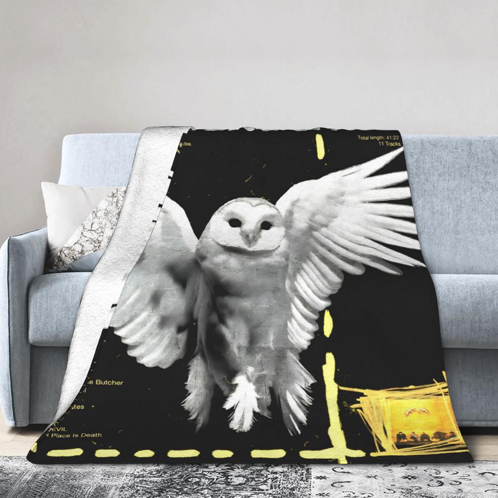 D-Deftones Blankets Quality Warm Soft Throw Blanket Winter Students Outdoor Novelty Bedspread