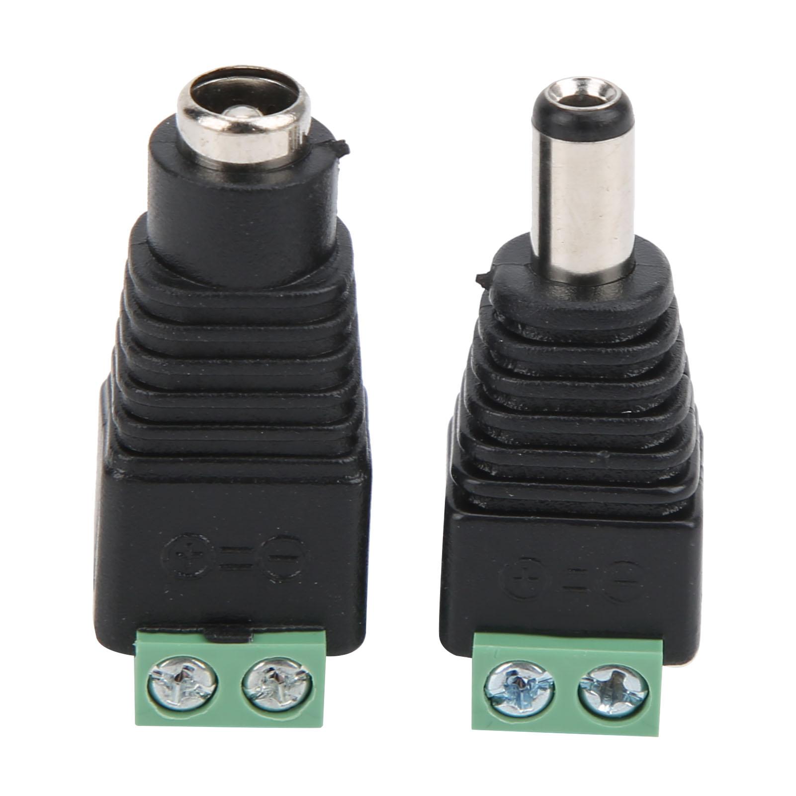 

5.5x2.5mm DC Power Connector Jack Male&Female CCTV Power Adapters for Camera Converter