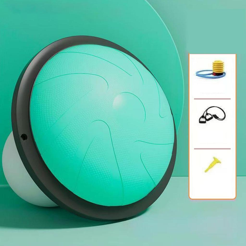Half Balance Ball Trainer Yoga Ball Pilates Cushion for Work Fitness Pilates