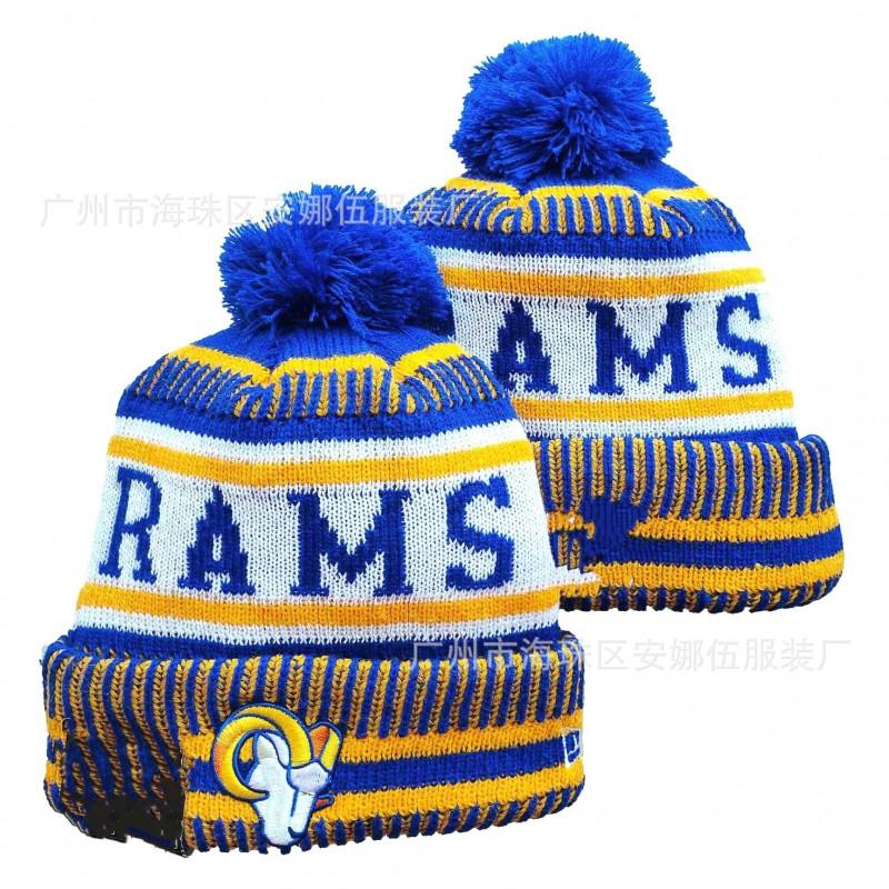 2026 Winter Warm Knit Hat Embroidered Sports Team Cap Men Women