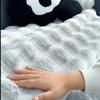 Warm Pink Plush Sofa Towel Soft Rabbit Winter Thickened Sofa Cover Cloth Non-slip Universal Pillowcover Home Protective Mat