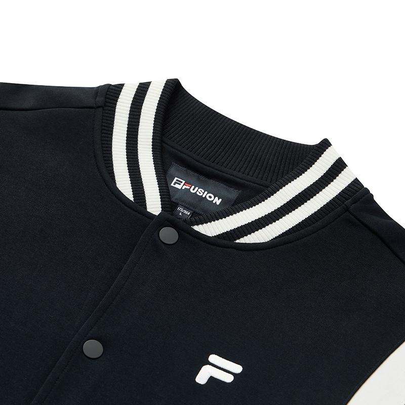 Fila Fusion Baseball Jacket Unisex Jet Black T11U445701FBK